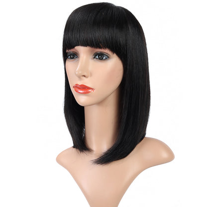 Synthetic Wigs With Bangs And Bob