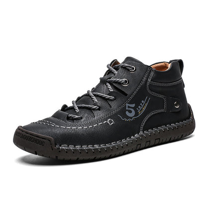 Men's Hand-Stitched Low-Top  Martin Shoes
