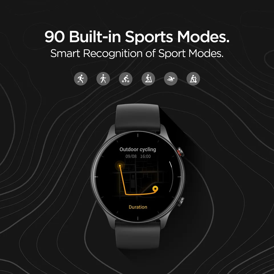 GTR 2 New Version Heart Rate Alexa Built Smartwatch For Andriod and iOS Phone