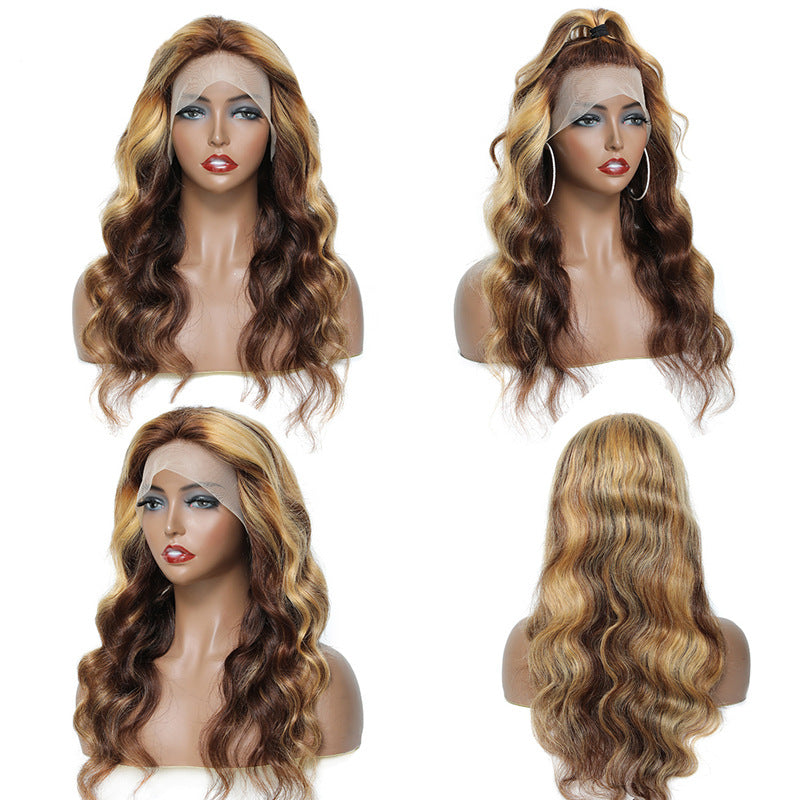 Honey Blonde Human Hair Lace Front Wig