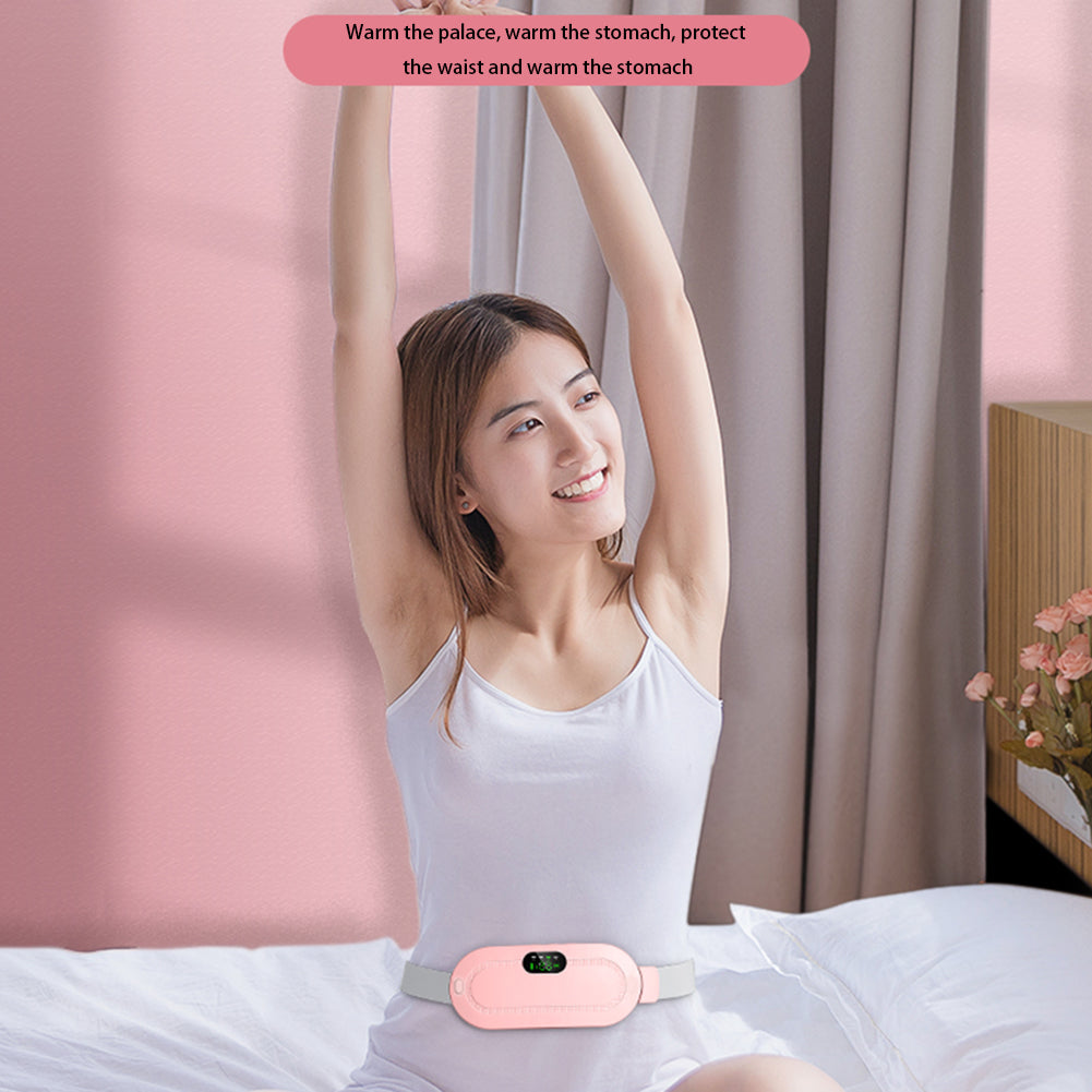 Women Electric  Period Cramp Massager Menstrual Heating Pad Smart Belt