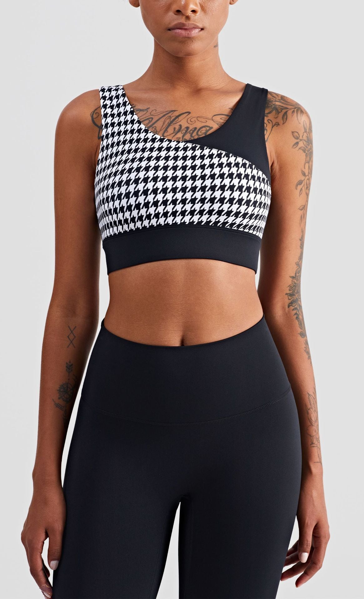 Houndstooth Nude Yoga Clothes