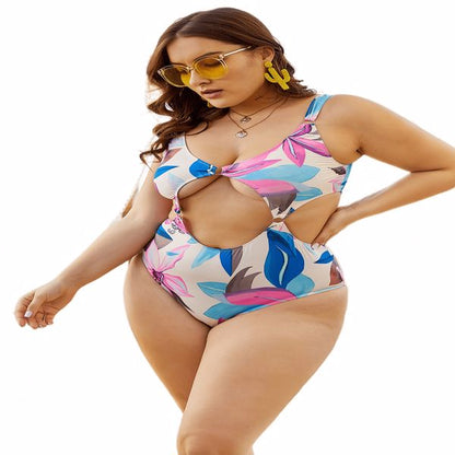 Women Plus Size Sandy Beach Swimwear
