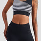 Houndstooth Nude Yoga Clothes